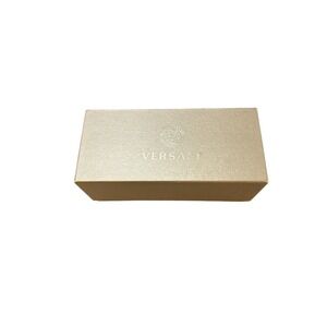 Versace Eyeglasses Case Box Gold Medusa Logo Cleaning Cloth sunglasses Glasses